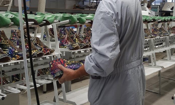 Footwear production line